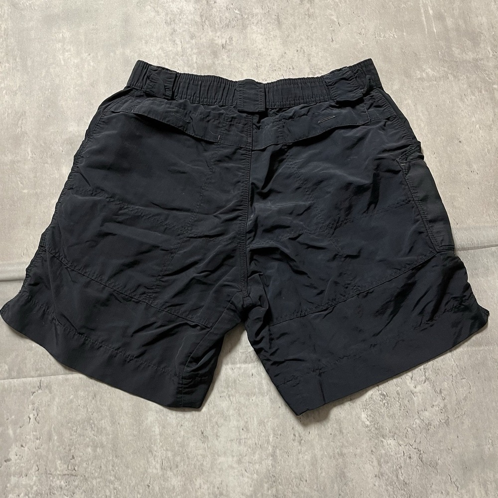 AFTCO Shorts Mens Size 28 Black Nylon Fishing Outdoor Cargo Hunting - Picture 8 of 11